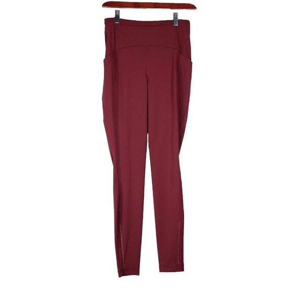 Lululemon Women's US6 Cassis Red Swift Speed  High-Rise 26’ Tight Yoga Pants - Picture 6 of 11